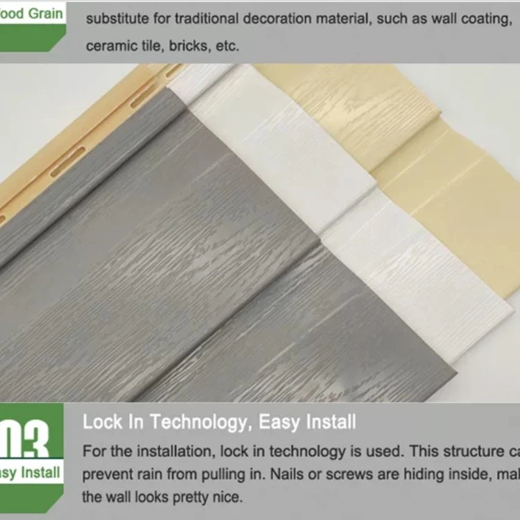 Buitenmuurbekleding PVC Vinyl Siding